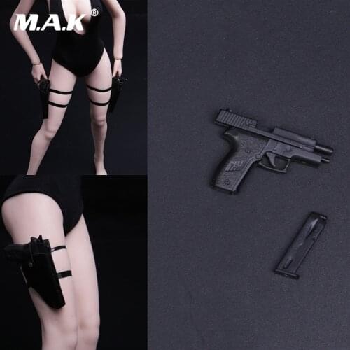 1/6 Scale Figure Accessory Gun Model Weapon+holster Left /Right leg Style for 12'' Solider Action Figure
