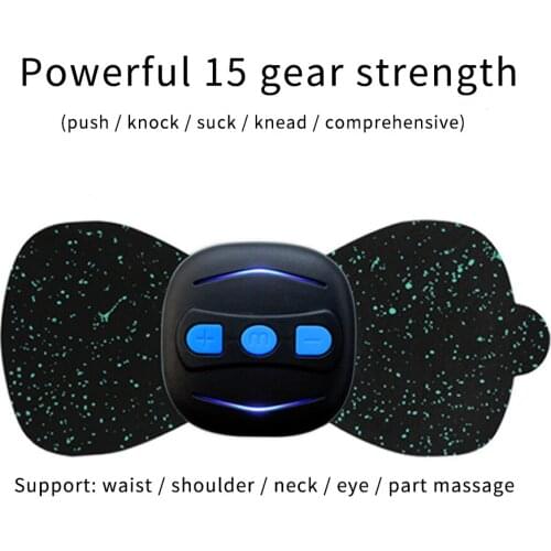 Mini Cervical massage stickers Rechargeable massager Physiotherapy mbdominal stickers Massage stickers for Back leg massage