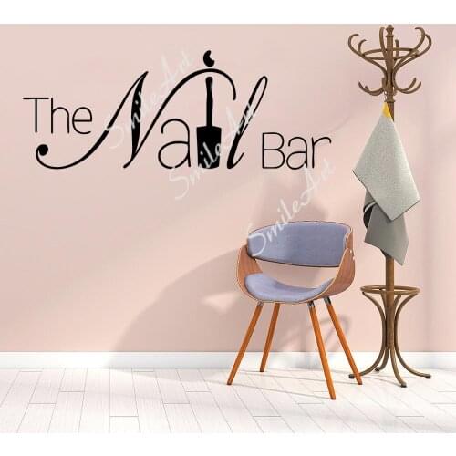 Cartoon Beauty salon Sticker Waterproof Vinyl Wallpaper For Home Decor Living Room Bedroom Wall Art MURAL Drop Shipping