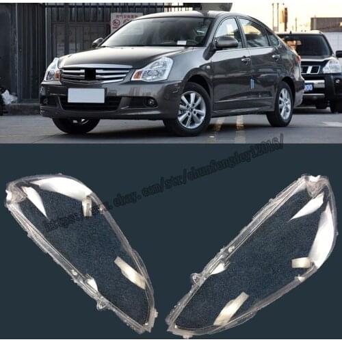 For Nissan Sylphy 2016 2017 2018 Headlight Lens Headlamp Cover 2pcs high quality Car modification accessories