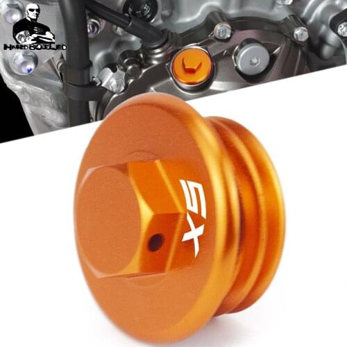 Motorcycle Oil Filler For KTM 85SX 65SX 125SX 150SX 250SX SX 85 125 150 250 2019 2020 CNC Motorcycle Engine Oil Filter Cover Cap