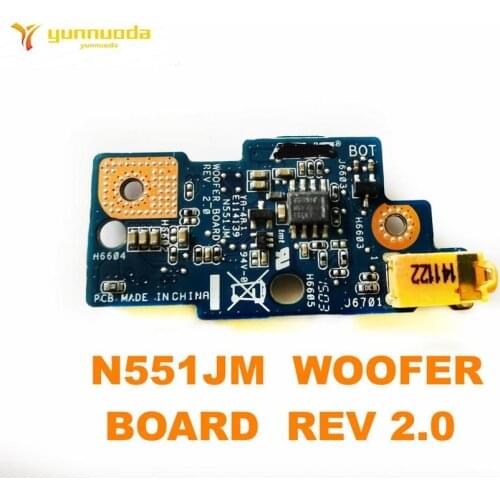 Original for ASUS N551JM AUDIO board N551JM WOOFER BOARD REV 2.0 tested good free shipping