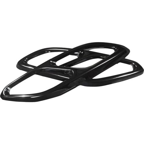 Suitable for Mercedes-Benz 2019-2021 CLA C118 W118 stainless steel black exhaust pipe cover decoration