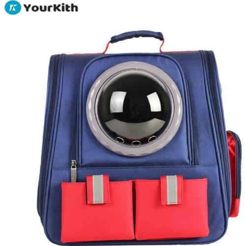 YourKith Cat Backpack Carrier Breathable Space Capsule Outdoor Bag Astronaut Carrier Mochila Para Perro Backpack For Dog