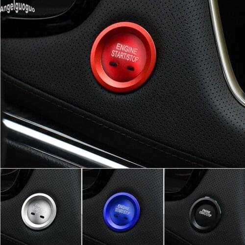 4 Colors For Cadillac XT5 XTS ATSL CT6 SRX Car Engine Start Stop Ring Keyless Start System Button Decoration Cover Car styling