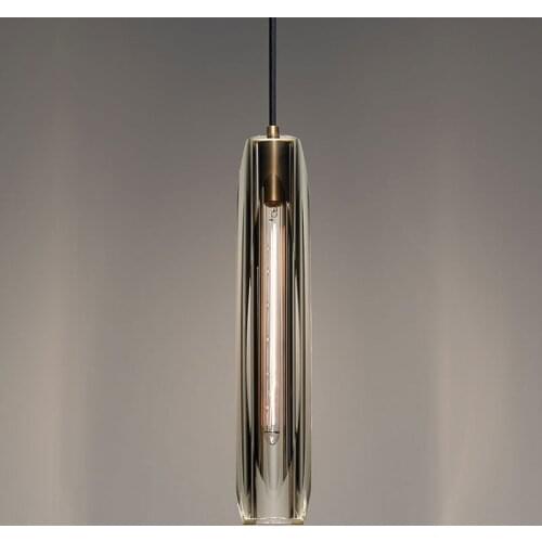 LED restaurant chandelier post-modern all copper light luxury crystal chandelier bathroom bedroom bedside living room single hea