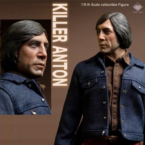 STAR TOYS STT003 1/6 KILLER ANTON Javier Bardem Figure Model 12'' Male Soldier Action Body Full Set Toys