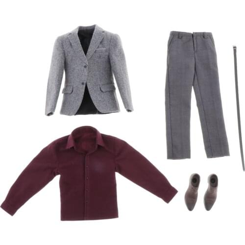 1/6 Suit Suits Deco Dolls Clothing Set for 12 Inch Action Figures