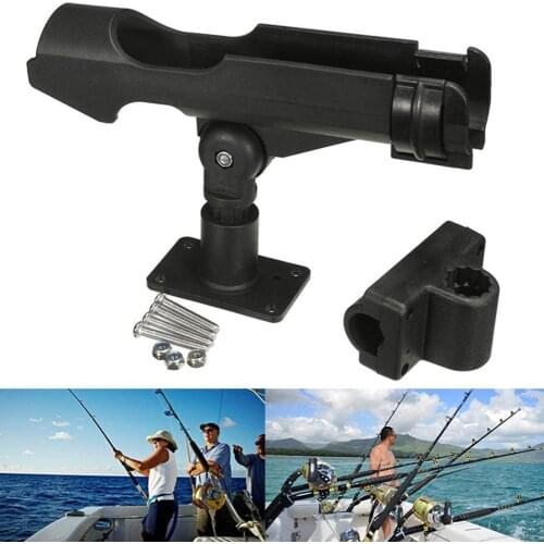 1 Set Fishing Rod Support Pole Yacht Kayak Boat Bracket Rack Stand Holder Tool Stainless Steel Fishing Rod Holder