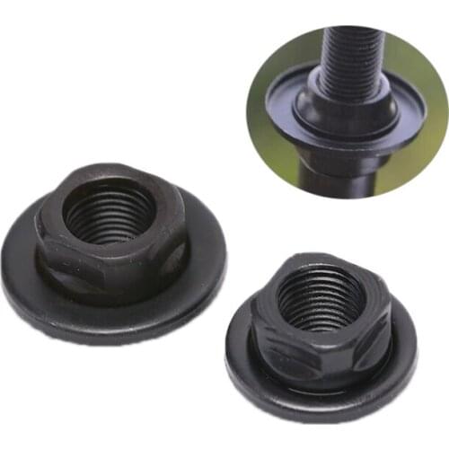 1Pcs Bicycle Hub Nut Fixed Gear Front Rear Axle Screw S/L Shaft Supplies Bike Parts