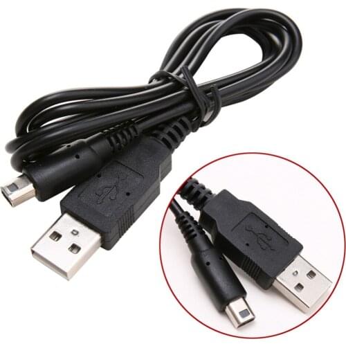 100pcs lots USB Charger Cable Charging Data SYNC Cord Wire for Nintendo DSi NDSI 3DS XL/LL New 3DSXL/3DSLL Power Line