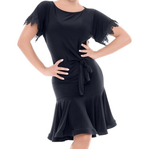 Black latin dance wear ballroom tango dresses rumba dress latin ballroom dress salsa dance dresses modern dance costume samba