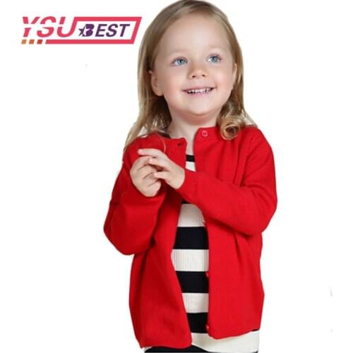 Baby Knit Cardigan Jacket Boys Girls Candy Color Knitted Cardigan Sweater Kids Spring Summer Autumn Cotton Outer Baby Girls Coat