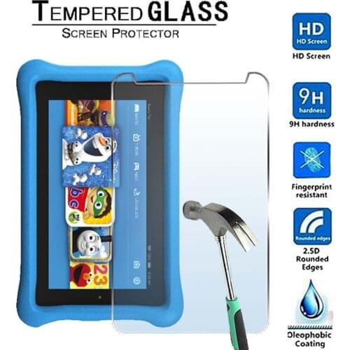 For Amazon Kindle Fire 8" Kids Edition (2017)-9H Premium Tablet Tempered Glass Screen Protector Film Protector Guard Cover