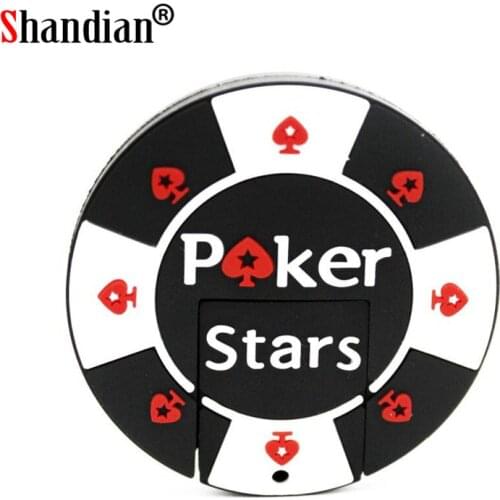 SHANDIAN fashion mini gambling Chips USB Flash Drive pendrive 64GB 32GB 16GB 8GB 4GB USB 2.0 memory stick thumb card Gift
