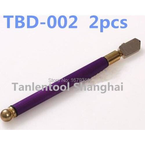 Talentool free shipping hand use oli roller Toyo type Glass Cutter 2pcs/lot glass cutter