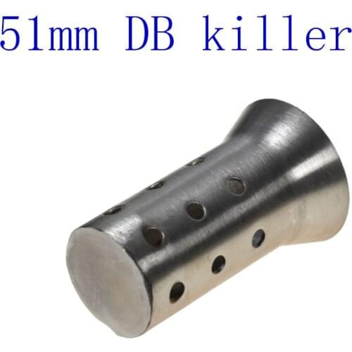 Universal 51mm 60mm Motorcycle Exhaust Muffler Racing Street Bike Scooter Adjustable Silencer DB Killer Silencer