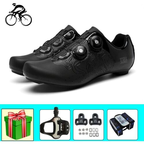 Professional Sapatilha Ciclismo Road Bike Sneakers Wear-resistant Breathable Self-locking Bicicleta Triatlon Bicycle Riding Shoe