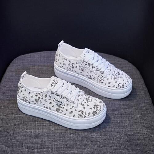 Fashion Women Sneakers 2021 Casual Shoes Ladies Trainers White Platform Sneaker Woman Baskets Femme Dames Deportivas Mujer