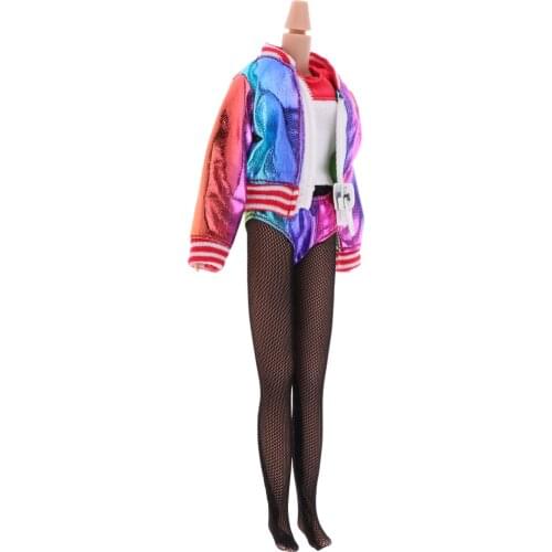 1/6 Scale Tan Skin Body and Joker Girl Suit for 12'' Blythe Doll Costom Use