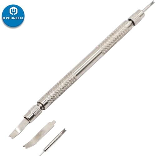 Woman Man Watch Spring Bar Tool Set with Extra 3 Tips Pins Watch Band Strap Revomer Repair Kit for Watch Bank Link Repair Tools