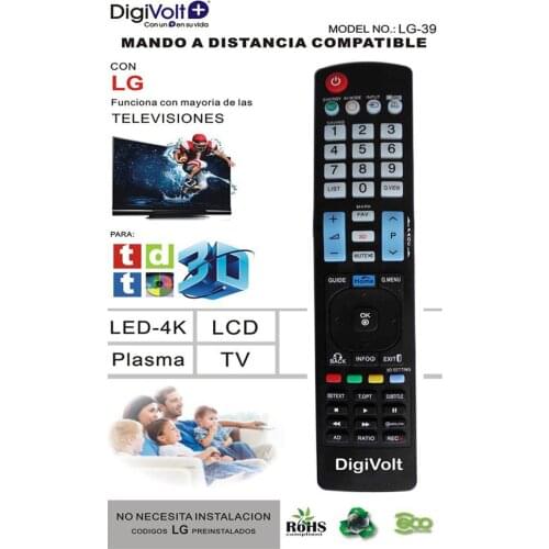 REMOTE for LG TV No need set LCD LED PLASMA LED4K