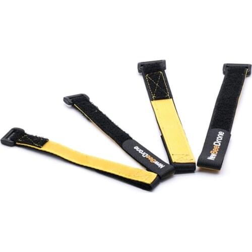 NewBeeDrone Battery Strap w Plastic Buckle Lipo Battery Straps 16*207mm 20*240mm 4pcs/lot for FPV Racing Drone Kit Parts