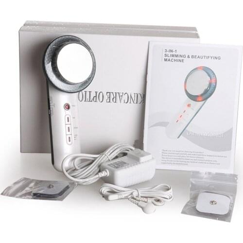 Wrinkle Removal 3-in-1 Facial Beauty Instrument Whitening Firming Face EMS Massager LED Red Light Skin Care