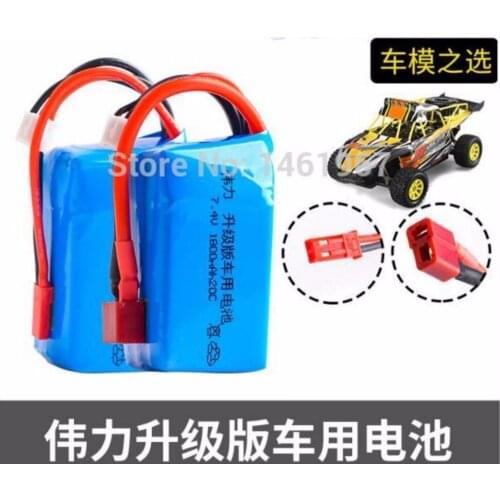 WLtoys Wltoys A949 A959 A969 A979 K929 A959-b A969-b A979-b K929-B RC Car Upgrade battery 7.4V 1800mah