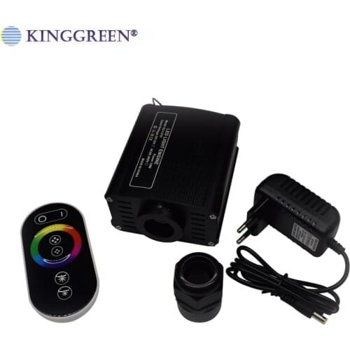 1X High Quality 16W RGBW LED Fiber Optic Light Engine With RF Touch Controller For PMMA Fiber Optic Sky Ceiling free shipping