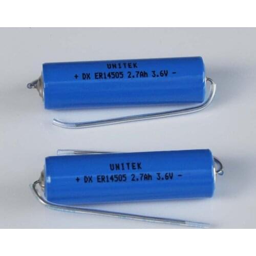 10PCS ER14505 3.6V AA Size liSOCL2 battery 14505 Lithium primary cell 2700mah welding needle for SAFT LS14500 Tadiran TL-5903