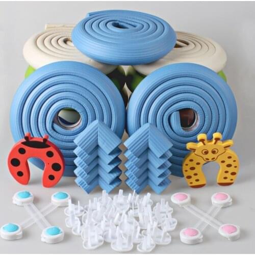 38pc Magnetic Key Children Lock Baby Window Safety Products Baby Protection Cabinet Lock Kids Locker Security Invisible Locks