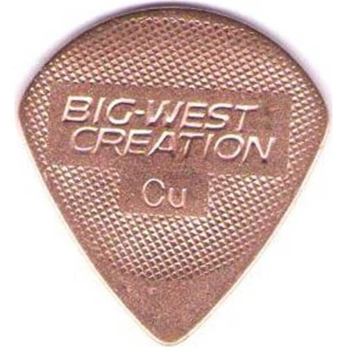 Big-West Creation BWC Guitar Pick TDM-CU (Tear Drop Mini) Copper 1.0 mm, Made in Japan