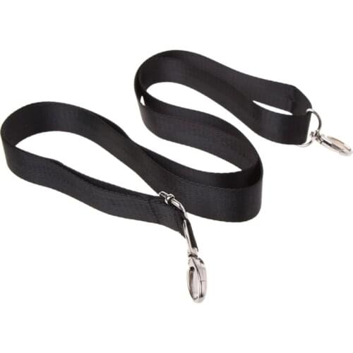 Black Adjustable Replacement Durable Nylon Shoulder Bag Belt Replacement Laptop Crossbody Camera Strap