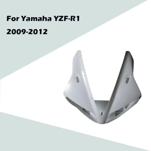 For Yamaha YZF-R1 2009-2012 Head Fairing Nose Front Upper ABS Injection Fairing YZF1000 09 -12 Motorcycle Modified Accessories