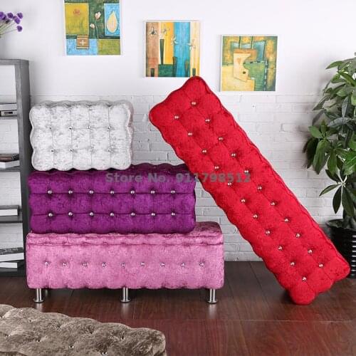 Household shoe changing stool European style sofa stool clothing store rectangular storage stool fashion bed end stool cloakroom