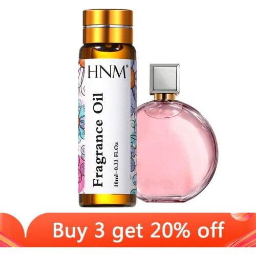 HNM Chance Fragrance Oil 10ML Essential Oils For Humidifier Perfume Black Opium Jadore Coconut Vanilla White Musk Magnolia Oil