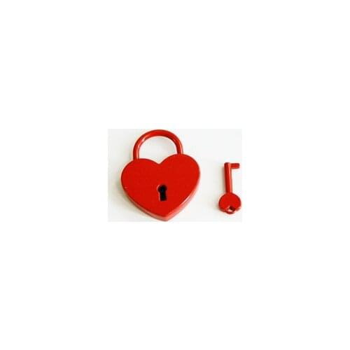 Creative love padlock heart shaped red color for valentines day wedding gifts for lover Lin3805