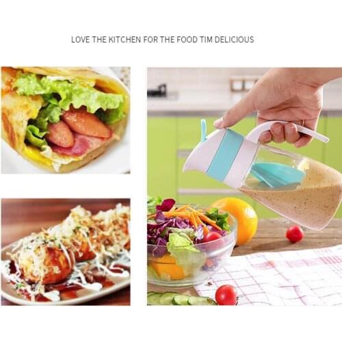 Multifunctional Kitchen Salad Dressing Mixer Bottle Jar Kitchen Utensils