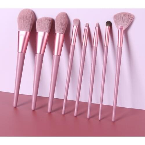 ZOREYA Purple Makeup Brushes Set Professional Eyeshadow Foundation Powder Eyebrow Brush Face Cosmetic Make Up Brush maquiagem
