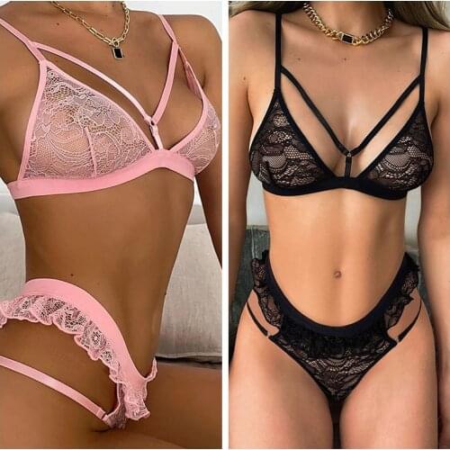2021 New Womens Sexy Sports Underwear Set Girl Sexy Bandage Corset Letter Push Up Bra Thongs Panties Lingerie Summer Style