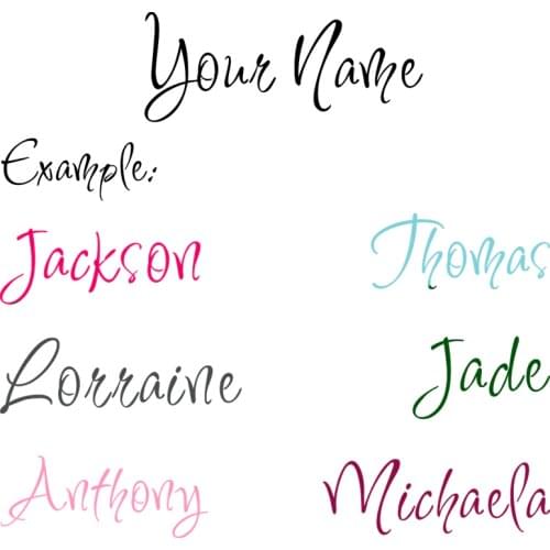 Personalised Custom Name Vinyl Sticker Decal Font stickers Shop/ Door /Boys Girls Childrens Window Home Individual Decor