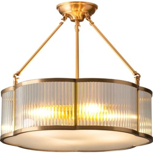 Postmodern light luxury chandelier creative personality simple lamps warm living room bedroom study round chandelier