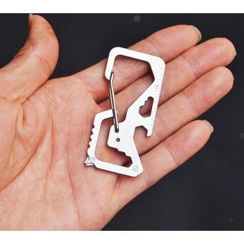 Hand Tool Multifunctional Tool EDC Mini Tool Card Key chain Mini Tools Bottle Opener Screwdriver Phone Handle Repair Tool