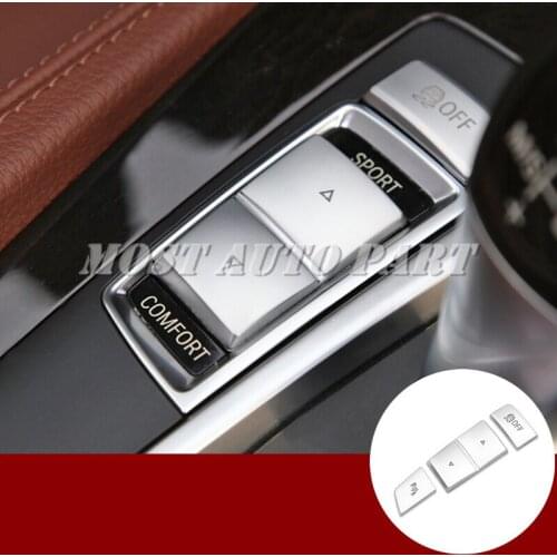 Inner Console Gear Box Button Cover Trim 3pcs For BMW 5 Series GT F07 2010-2017 Car accesories interior Car Trim