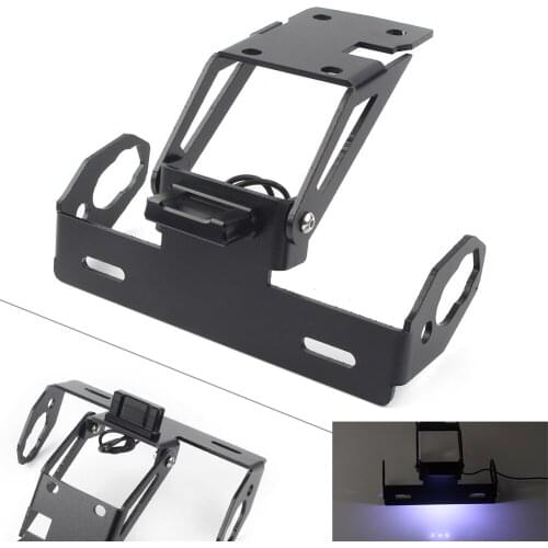 Z650 Motorcycle Rear Tail Tidy License Plate Light Holder Bracket Mount For Kawasaki Z 650 2017 2018 2019 2020 CNC Aluminum