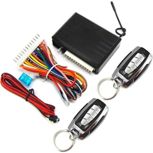 Door Lock Auto Remote Control Key Central Locking Car Alarm Keyless Entry System Power Window Trunk Release Controller Universal