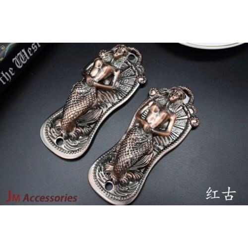 1pc mermaid Clothes Hooks / Colorful Coat Wall Hooks Gold Silver Bronze Copper Coat Hangers Curtain Tie Back Animal Hooks