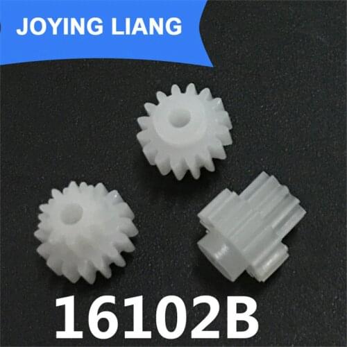 16102B 0.5M Gear 16 Teeth+ 10 Teeth POM Double Pinions Toy Parts 10PCS/LOT