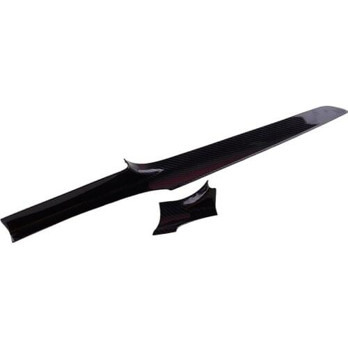 2Pcs/Set LHD ABS Car Center Console Dashboard Panel Cover Trim Decoration Fit for Mercedes Benz C Class W205 GLC 2016 2017 2018